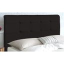 Ver imagem 2 de Cabeceira de Casal Queen 160cm Luna I02 Suede Marrom - Mpozenato