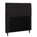 Ver imagem 1 de Cabeceira de Casal Queen 160cm Luna I02 Suede Marrom - Mpozenato