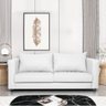 Sofá 2 Lugares Lisboa Suede - Amarena Móveis Sofá 2 Lugares Sofás Branco - 2