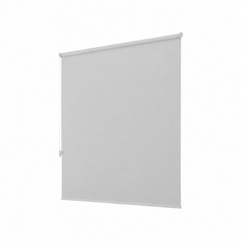 Persiana Rolô Blackout PVC Larg 1,30x2,30 Alt:Cinza