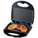 Ver imagem 2 de Sanduicheira Grill Elétrica Misteira Antiaderente 750w 127v Prensa Dupla Preta