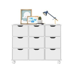 Nicho Organizador Com 9 Gavetas Branco - 1 Nicho Organizador Com 9 Gavetas Branco - 1