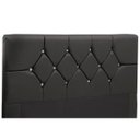 Ver imagem 3 de Cabeceira Para Cama Box Casal King 195cm França Corino Preto - JS Móveis