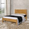Cama Casal Madeira Vintage Lara - Imbuia - 1