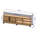 Ver imagem 3 de Rack para Tv 65 Polegadas Gunga Off White Nature