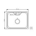Ver imagem 5 de Cuba para Cozinha Gourmet Aço Inox 50x40 Cm com Cesto e Dosador Tuizi