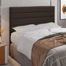 Cabeceira Cama Box Casal Queen 160cm Rubi D10 Suede Marrom - Mpozenato - 2