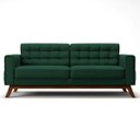 Ver imagem 3 de Sofá 2,60M 4 Lugares Sandero B-303 Veludo Verde - Domi