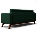 Ver imagem 4 de Sofá 2,60M 4 Lugares Sandero B-303 Veludo Verde - Domi
