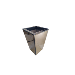 Cachepô 100% Mdf Revestido em Espelho Bronze - 2