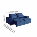 Ver imagem 2 de Sofá Paris 3 Lugares 1,80cm Retrátil e Reclinável- de Casa Décor e Estofados.