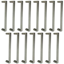 Kit 15 Puxadores Alça para Móveis 128mm Bronze Zamac Retas Oeiras Guarda-roupas Gavetas Armários - 1 Kit 15 Puxadores Alça para Móveis 128mm Bronze Zamac Retas Oeiras Guarda-roupas Gavetas Armários - 1