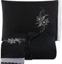 Ver imagem 1 de Jogo De Cama Casal Padrão 3 Peças Preto