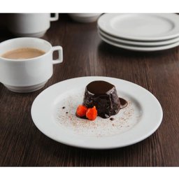 Jogo 4 Pratos de Sobremesa em Porcelana 19cm Classe Única Iguaçu Germer Branco - 2