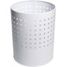 Lixeira Redonda Office Branca 11L Metal - 1