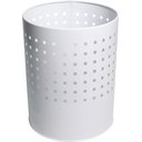 Ver imagem 1 de Lixeira Redonda Office Branca 11L Metal
