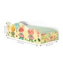 Ver imagem 4 de Cama Carro Solteiro Joy Fazendinha e Balões Solteiro com Colchão