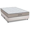 Ver imagem 1 de Cama Box Casal: Colchão Espuma D45 Orthoflex Genova + Base Crc Courano White(138x188)