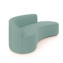 Ver imagem 5 de Sofá 4 Lugares Orgânico 220 Cm Morgan Veludo/cotelê Menta D03 - D’Rossi