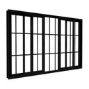 Ver imagem 1 de Janela de Alumínio de Correr 2 Folhas Móveis e 2 Folhas Fixas com Grade 100x200cm Lucasa Ideale