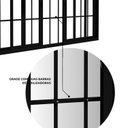 Ver imagem 4 de Janela de Alumínio de Correr 2 Folhas Móveis e 2 Folhas Fixas com Grade 100x200cm Lucasa Ideale