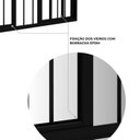 Ver imagem 7 de Janela de Alumínio de Correr 2 Folhas Móveis e 2 Folhas Fixas com Grade 100x200cm Lucasa Ideale