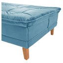Ver imagem 6 de Sofá Cama Berlim Pés de Madeira Espuma D33 Pés Madeira 3 Posições Império Azul Turquesa 362