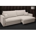 Ver imagem 2 de Sofá Tango 2,20m sem Caixa, Retrátil e Reclinável Velosuede Bege - Netsofás