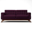 Ver imagem 3 de Sofá 1,50M 2 Lugares Sandero B-292 Veludo Uva - Domi