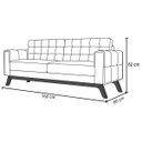 Ver imagem 5 de Sofá 1,50M 2 Lugares Sandero B-292 Veludo Uva - Domi