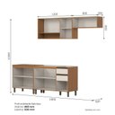 Ver imagem 4 de Cozinha Modulada Compacta 4 Peças com Aéreo Nicho Venaly