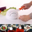 Ver imagem 2 de Pote Cortador Fatiador e Secador de Saladas Frutas e Vegetais Pratico Tigela Chef Salada