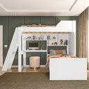 Ver imagem 5 de Beliche Multifuncional Office para Quarto Adulto Vivace