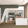 Beliche Multifuncional Office para Quarto Adulto Vivace - 5