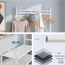 Rack Sapateira Arara Roupa Sandalia Tenis Organizador 4 Andares Closet Quarto Sala Gancho Pendurar o - 5