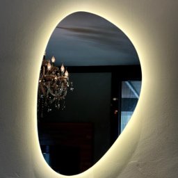 Espelho para Hall de Entrada Decorativo Led com Suporte 51cm - 7