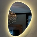 Ver imagem 5 de Espelho para Hall de Entrada Decorativo Led com Suporte 51cm