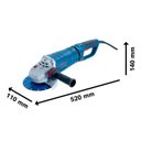 Ver imagem 4 de Esmerilhadeira Bosch 7pol 2.500w Gws 25-180 Lvi D 220v