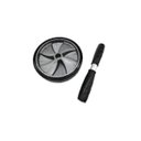 Ver imagem 2 de Roda Abdominal Exercícios Lombar Funcional Academia - Preto