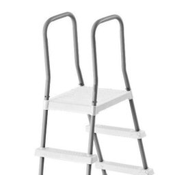 Escada Para Piscina Intex Até 132 Cm De Altura Branca 28067 - 2