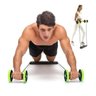 Roda Exercício Elástico Aparelho Abdominal Academia Em Casa - 2
