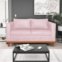 Ver imagem 2 de Kit Sofá 3 Lugares e 2 Poltronas Europa 180 cm Estilo Conforto e Elegância Suede - Doce Sonho