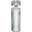 Ver imagem 6 de Pote Hermético de Vidro 2,2L Transparente 27x11x11cm Mantimentos Cozinha Tampa