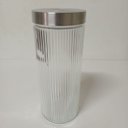 Ver imagem 4 de Pote Hermético de Vidro 2,2L Transparente 27x11x11cm Mantimentos Cozinha Tampa