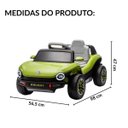 Ver imagem 2 de Mini Carro Elétrico 12v Volkswagen Buggy Controle Remoto Infantil Importway Bw432 Motorizado
