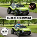 Ver imagem 7 de Mini Carro Elétrico 12v Volkswagen Buggy Controle Remoto Infantil Importway Bw432 Motorizado