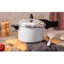 Ver imagem 2 de Panela de Pressão Indução Brinox Antiaderente 4,2 Super Gris Cor Cinza