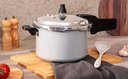 Ver imagem 2 de Panela de Pressão Indução Brinox Antiaderente 4,2 Super Gris Cor Cinza
