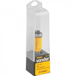 Fresa com dentes de metal duro reta para acabamento com rolamento 13 mm Vonder - 2
