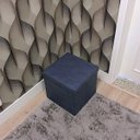 Ver imagem 7 de Puff Baú Desmontável Linho Jeans 41cmx40cmx40cm 